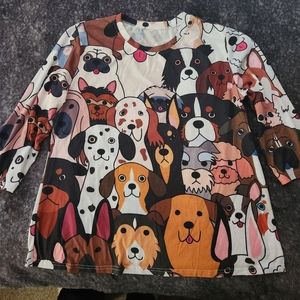 #47 Dog tunic shirt 3/4 sleeve